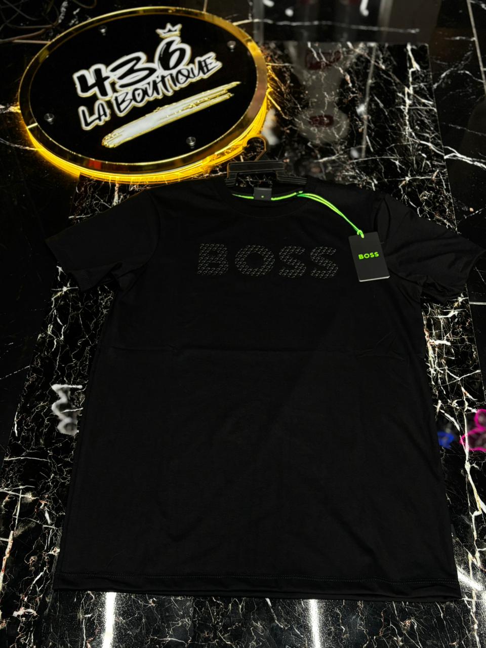 Playera Hugo Boss Negra