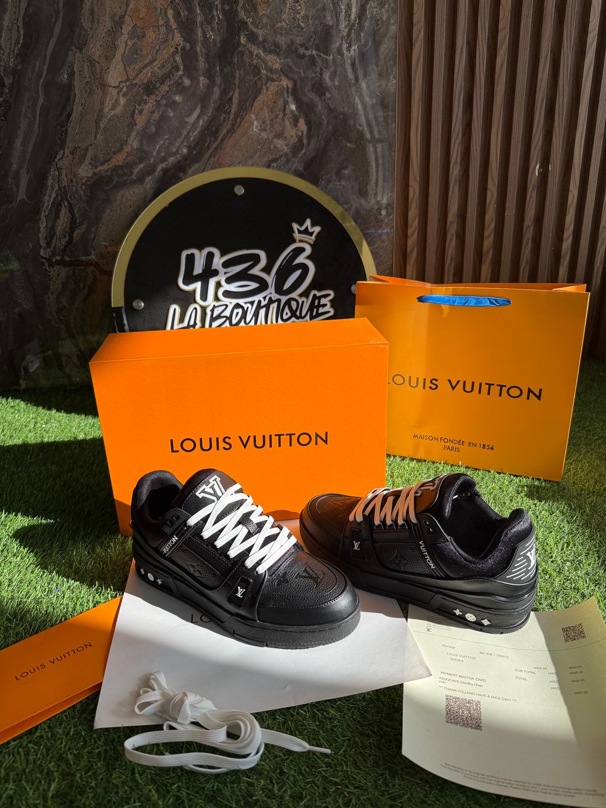 Tenis Louis Vuitton Negros